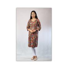 Multicolored Printed Front Buttoned Kurti For Women