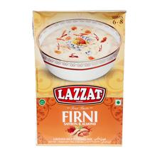 Lazzat Firni Saffron &amp; Almond 150g - Ground Rice Pudding Mix