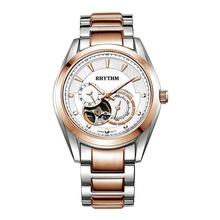 Rhythm A1101S07 Two Tone Chronograph Watch For Men