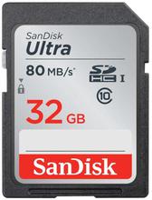 SanDisk 32GB Ultra Class 10 SDHC UHS-I Memory Card Up to 80MB/s