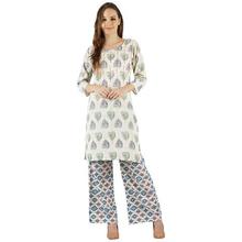 Jeivesh Women's Rayon Kurta with Palazzo Pant Set