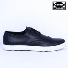 Caliber Shoes Black Casual Lace Up Shoes For Men - (391 C)