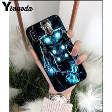 Yinuoda Marvel movie thor DIY Painted Beautiful Phone Accessories Case for Apple iPhone 8 7 6 6S Plus X XS MAX 5 5S SE XR Cover