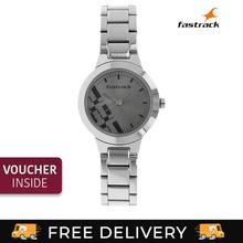 6150SM01 Grey Dial Analog Watch For Women- Silver