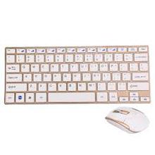 Hk3910 Metal 2.4ghz Mini Wireless Keyboard 78 Keys And Optical Mouse