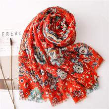 Korean Style Sun Protection Premium Printed Scarves For