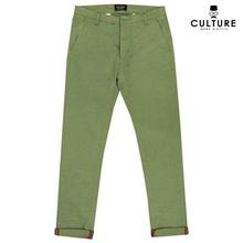 Light Green Slim Fit Chinos For Men