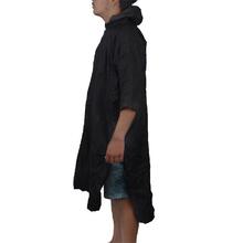 Waterproof Single Raincoat for Unisex -Black