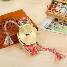 Dropshipping Handmade Braided Friendship Bracelet Watch Rope