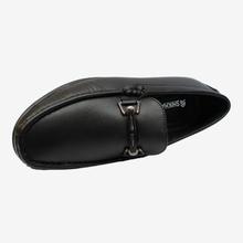 Black Shikhar Loafer Shoes For Men