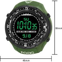 8004 Digital Army Green Sports Watch  - For Men