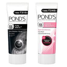 Pond's Pure White Anti Pollution With Activated Charcoal Facewash,