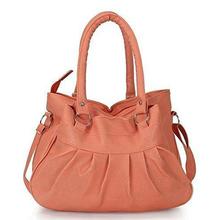 K KAPARROW Women's Faux Fur Peach Tote Bag