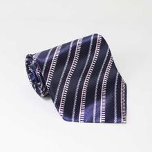 Navy Blue Printed Tie For Men