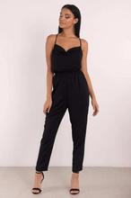 Black String Jumpsuit For Women