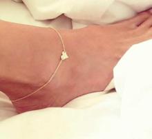 PLUSH Heart Anklet