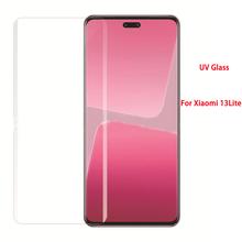 UV Glass for Xiaomi Mi 13 Lite Screen Protector Full Glue Cover Tempered  Curved Clear