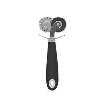 Double Blade Notched Pizza Cutter-1 Pc