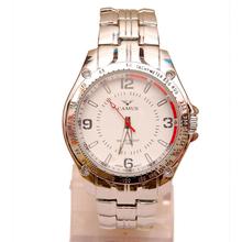 Camus White Dial Silver Strap Watch For Men