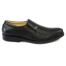 Shikhar Shoes Black Textured Slip-On Shoes For Men - 2915