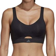 Adidas Black Stronger For It Soft Printed Bra For Women - CZ8063