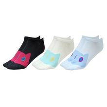 Happy Feet Cat Eye Loafer Socks Pack of 3 Pairs[2007]