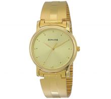 Sonata 7078Ym04 Gold Dial Analog Watch For Men