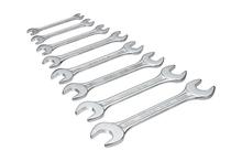 Double Open End Spanner Set, 8-Piece Set