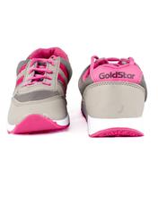 Goldstar Gray & Pink Sports, Casual Shoe (039)