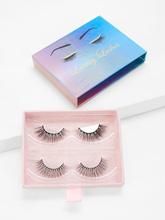 Natural Thick False Eyelashes 2pairs