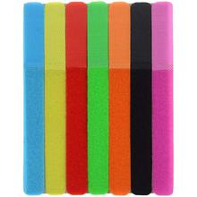 CT-01 Velcro Tape Wires Cables Cords Management Organizer - Multi-Colored (7PCS)