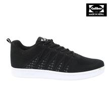 Kapadaa: Caliber Shoes Black Casual Lace Up Shoes For Men- (665)