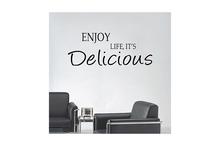 Enjoy Life It's Delicious Wall Decal Wall Sticker