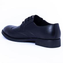 Caliber Shoes Black Lace Up Formal Shoes For Men - ( Y 639 )