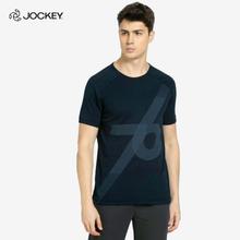Graphic Printed Round Neck T-Shirt For Men With Stay Fresh Treatment - Navy MV02