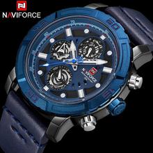 NaviForce MultiFunction Blue Luxury Chronograph Watch (NF9139)