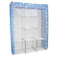 Printed Portable Cloth Cabinet/Wardrobe (130 x 45 x 175 cms)