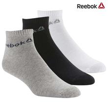 Reebok Black Active Core Ankle Socks 3 Pack (Unisex) - DU2921