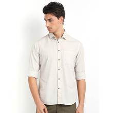 Indian Terrain Slim Fit Casual Shirt – Ivory