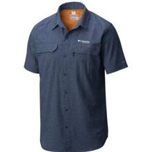 Columbia Carbon Heather Irico Short Sleeve Casual Shirt For Men- 1654412