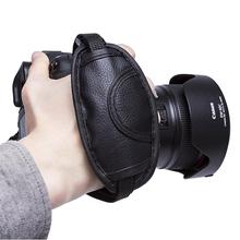 High Quality Leather Hand Grip Strap Leather Wrist Strap for DSLR Cameras