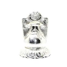 Pure Silver Carved Annapurna Kalash - SKL27763 - 156.01g