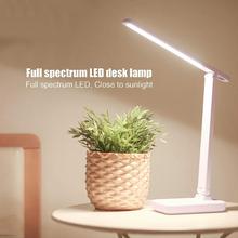 Collapsible Desk lamp Led Dimming For Office Table lamps Bedroom night lamp Reading light Rechargeable Written lamp Touch lamp