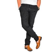 Virjeans Stretchable Cotton Check Black Chinos Pant for Men (VJC 715) 3