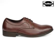 Coffee Brown Lace-Up Formal Shoes For Men - 452.C