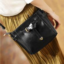 PU Leather Shoulder Crossbody and Barrel Bag for Women (Black 41001398)