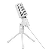 SF-940 Professional 3.5mm Condenser Sound Podcast Studio Microphone Mic w/ Tripod Stand