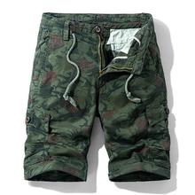 Men's Summer Shorts Camouflage Military Cargo Shorts Men