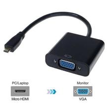 1080P Video Converter HDMI Male To VGA Female Adapter Cable