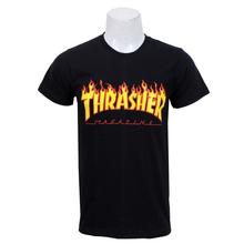 Men's Black Thrasher Magazine Print Tshirt